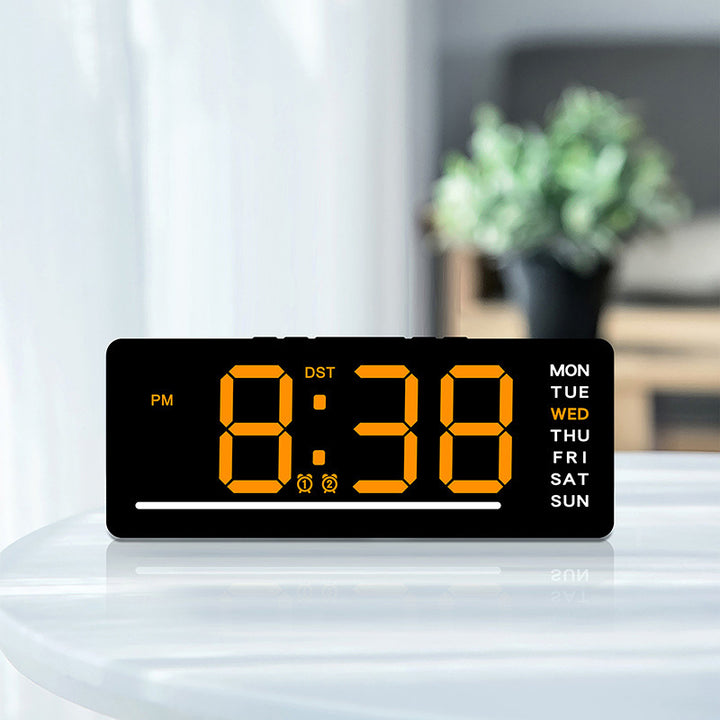 Digital LED Alarm Clock with Large, Clear Display and Multiple Alarm Functions Bowlift