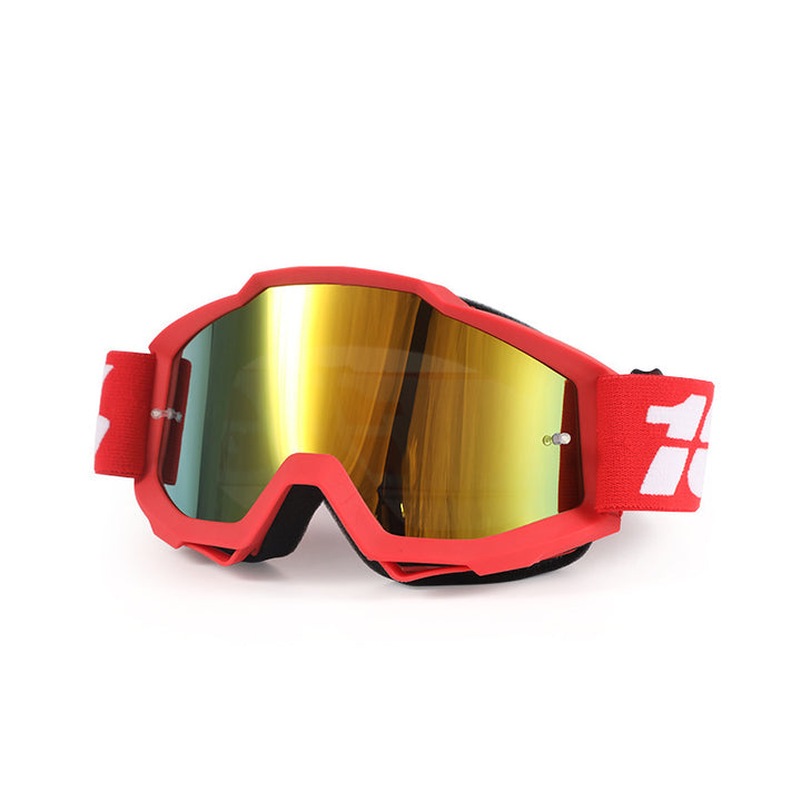 Impact resistant anti fog motocross goggles with OTG fit Bowlift