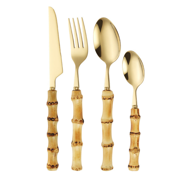 Bamboo Handle Salad Fork Bowlift