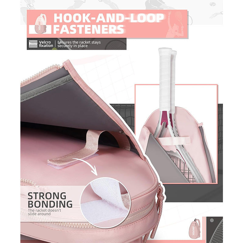 Sporty Tennis Backpack with Integrated Racket Compartment Bowlift