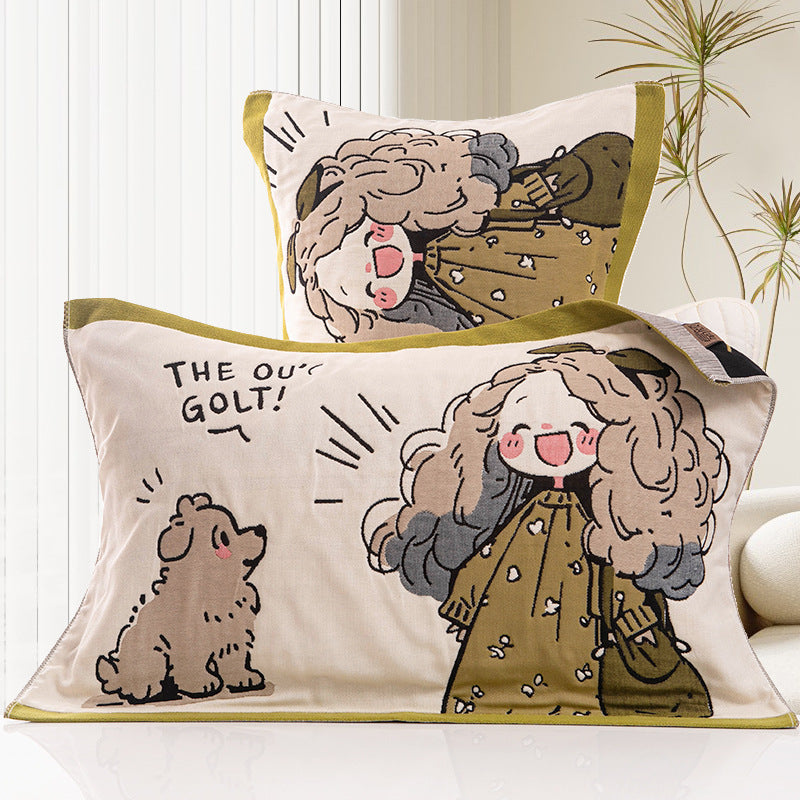 Women's pillowcases with cute animal motif Bowlift