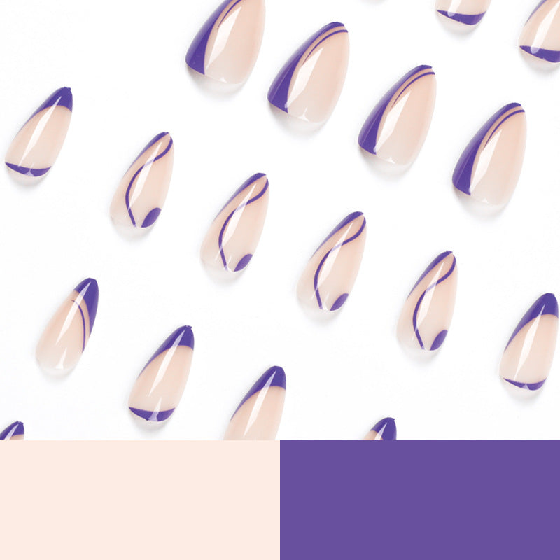 Artificial gel nails with elegant design Bowlift