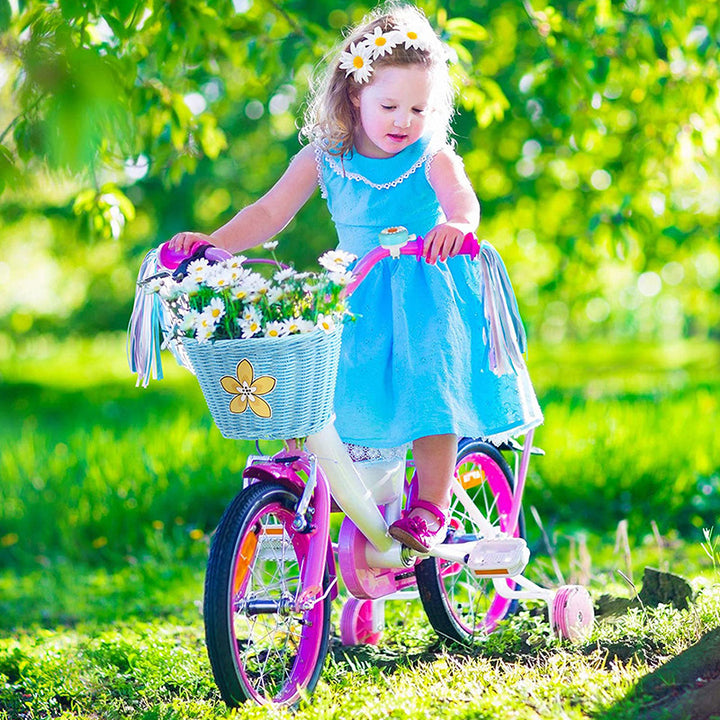 Bicycle basket made of high-quality woven material Bowlift