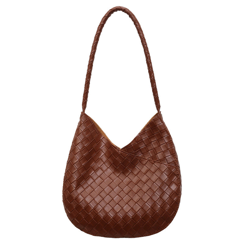 WoWoven Leather Hobo Bag Bowlift