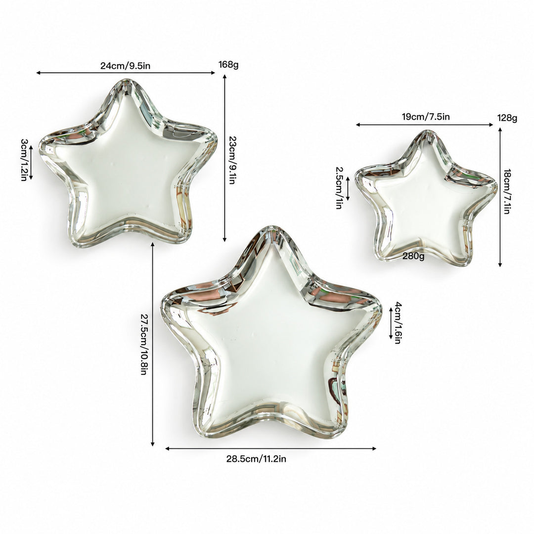 Star-shaped Serving Platter