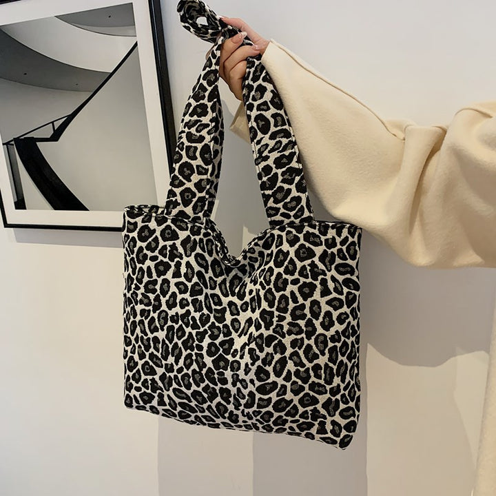 Stylish Animal Print Tote Bag Bowlift