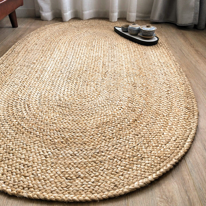 Natural Fiber Round Area Rug Bowlift