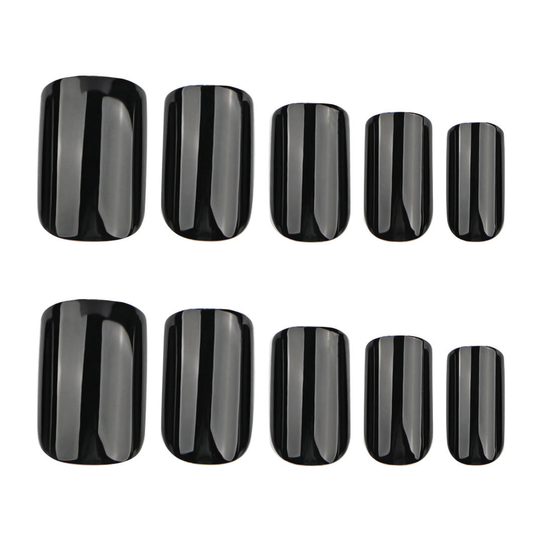 Artificial acrylic nails in modern design Bowlift