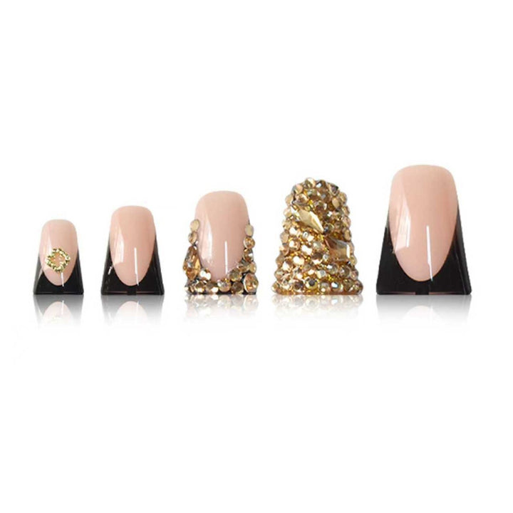 Luxury Rhinestone Nail Enhancements Bowlift