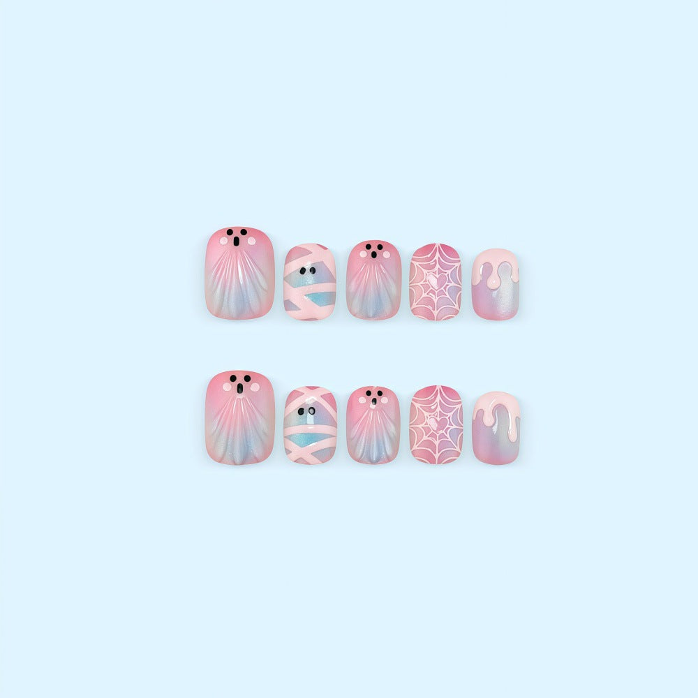Creative art nails with playful underwater motif Bowlift