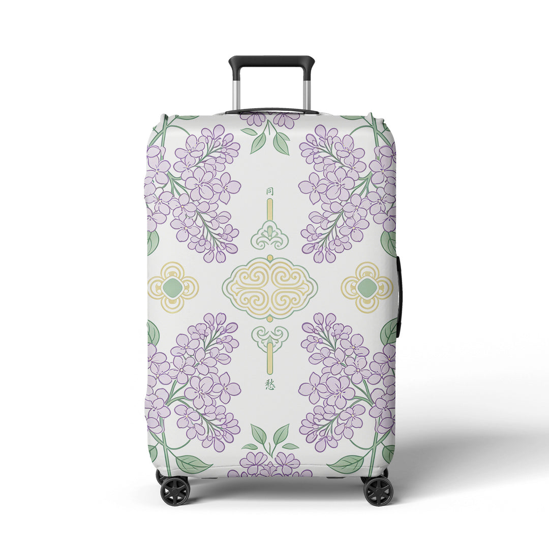 Women Hard Shell Suitcase in Elegant Bamboo Design Bowlift