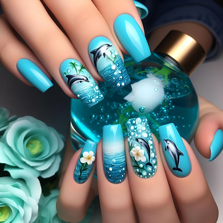 Artisanal Acrylic Nail Set Bowlift