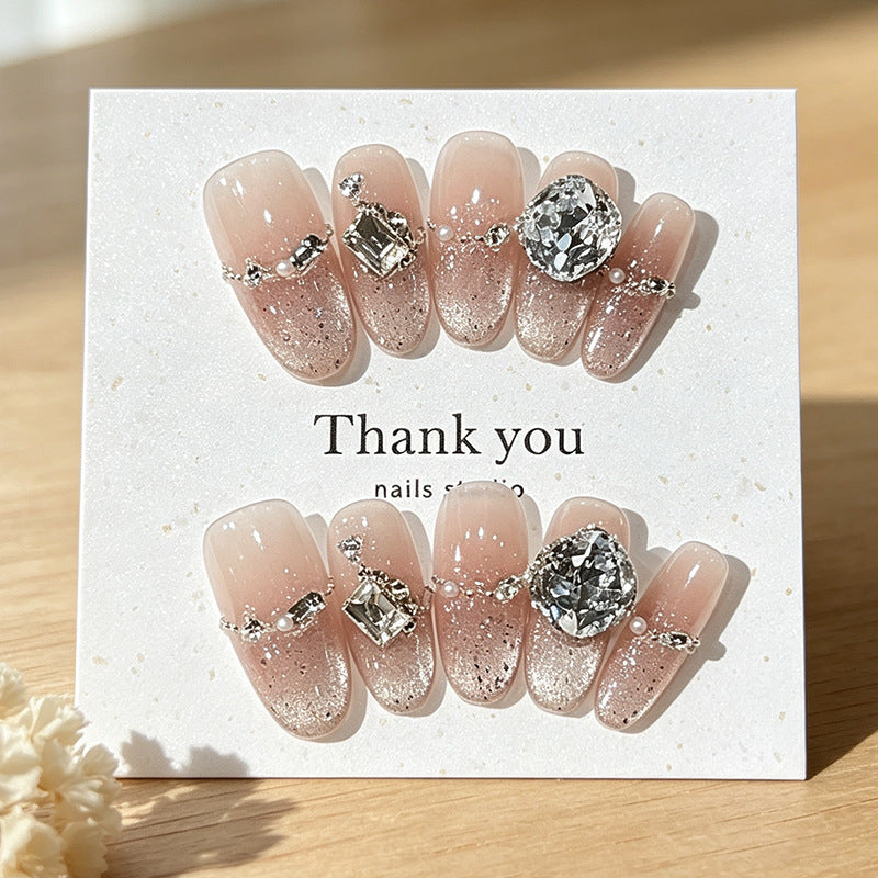 Elegant Press-On Nails Bowlift
