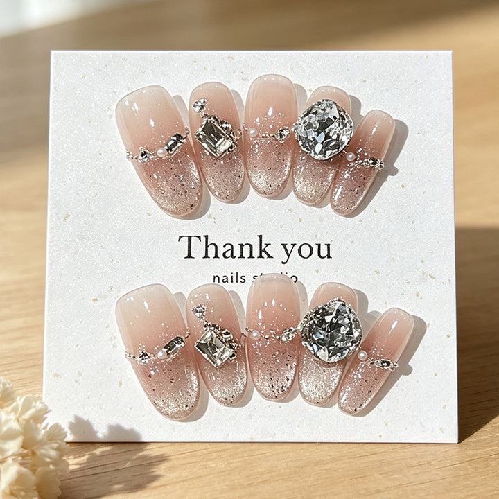 Elegant Press-On Nails Bowlift