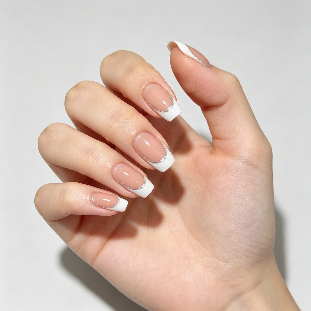 French Tip Gel Nail Art Extensions Bowlift