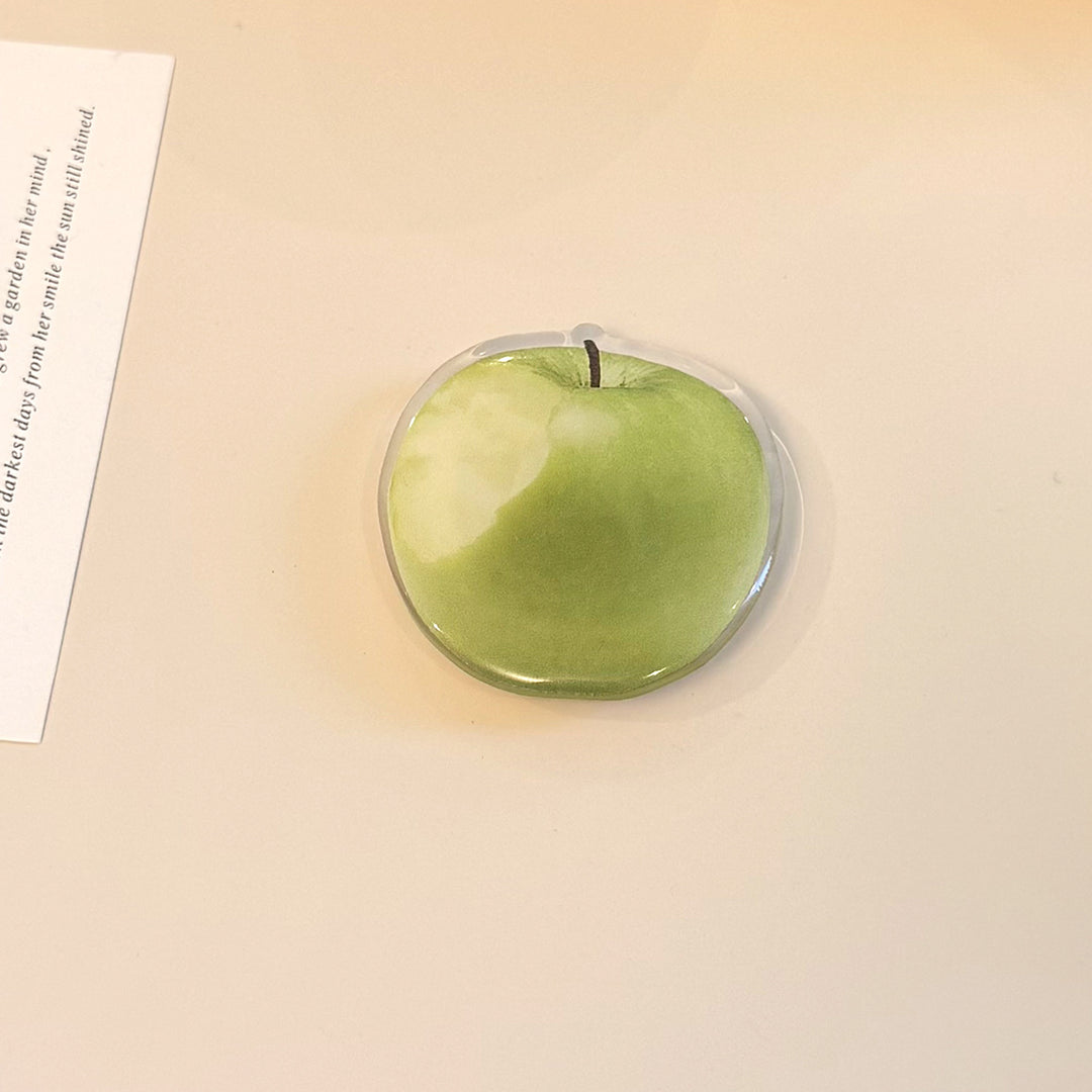 Apple motif refrigerator magnet Bowlift