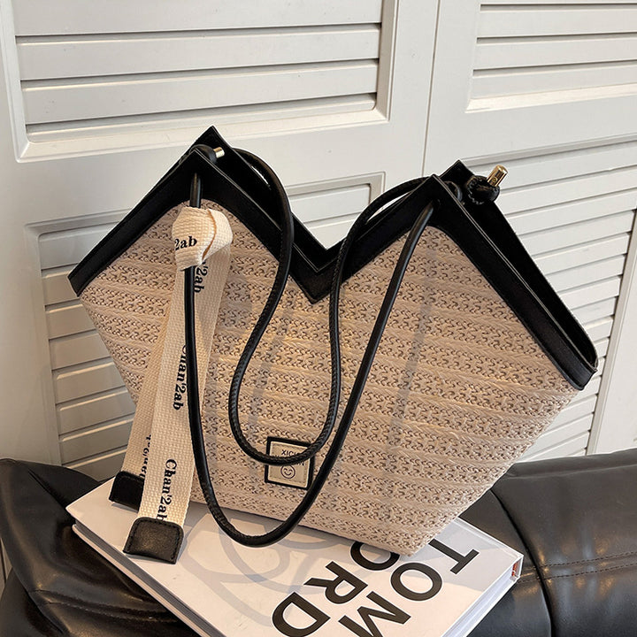 Woven Texture Shoulder Bag Bowlift