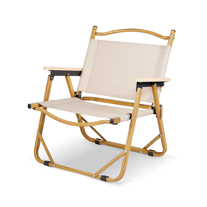 Women Folding Camping Table with Sturdy Wood Design Bowlift
