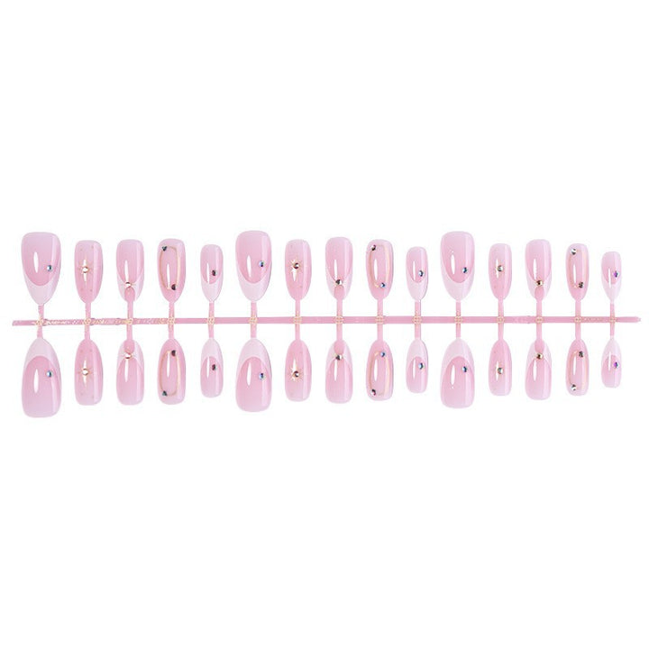 Elegant Decorative Press-On Nail Art Set Bowlift