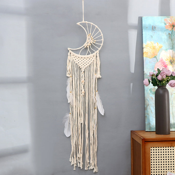 Moon-Inspired Macrame Wall Hanging Bowlift