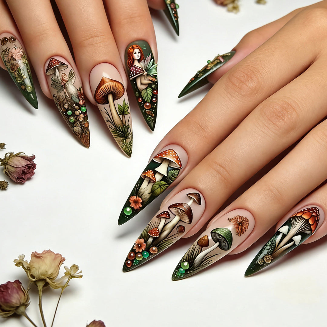 Artistic Fantasy Nail Art Bowlift