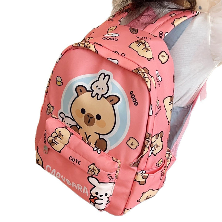 Cute Cartoon-Themed Backpack Bowlift