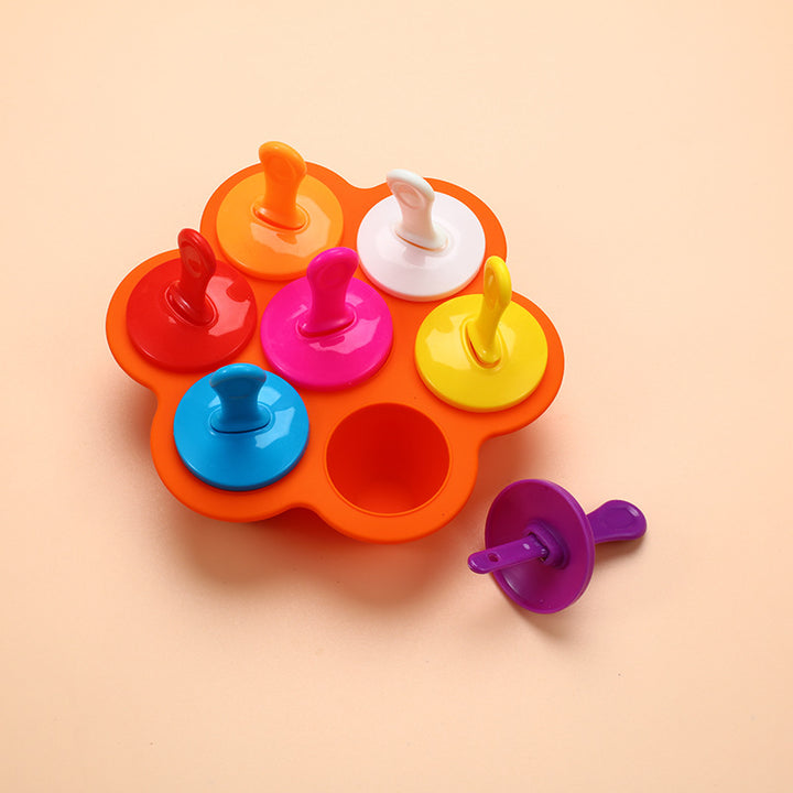 Multi-Compartment Silicone Ice Pop Mold Bowlift