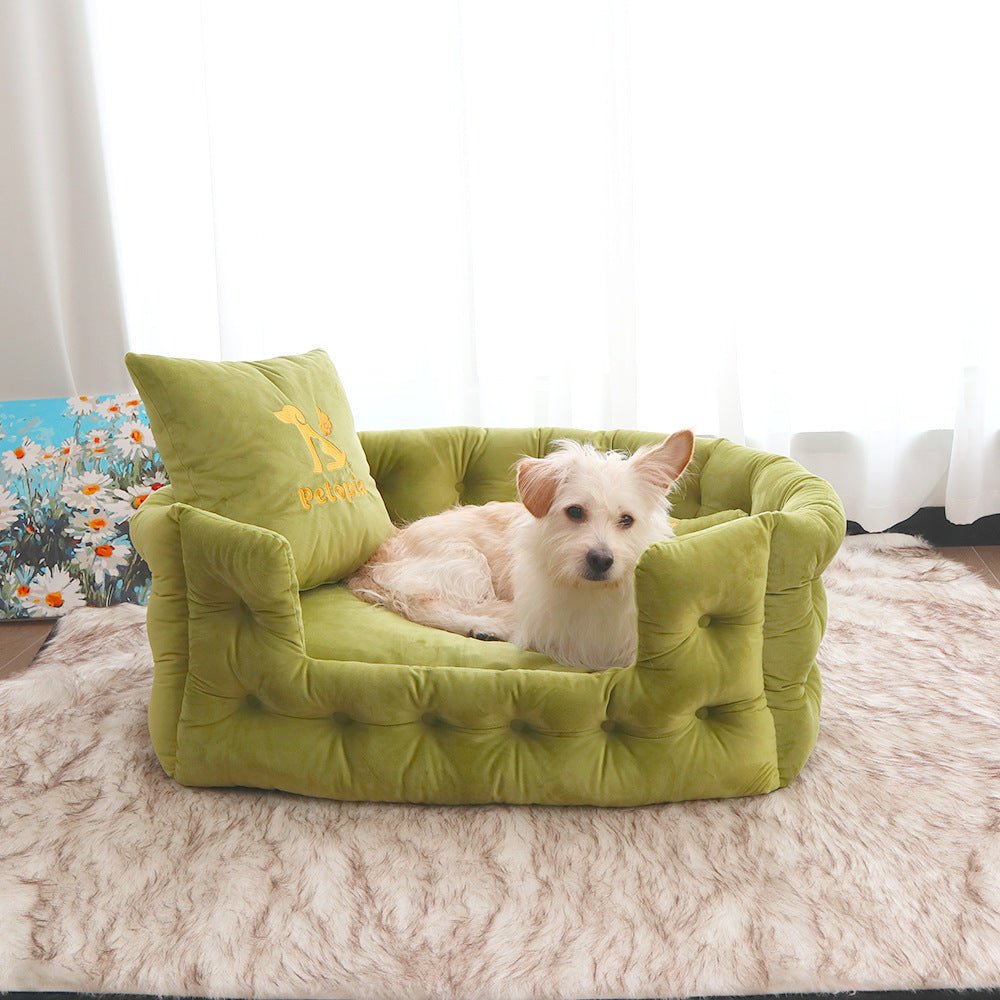 Plush Snuggle dog Sofa