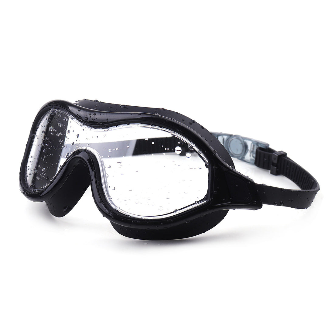 Powerful swim mask with wide lenses and anti-fog coating Bowlift