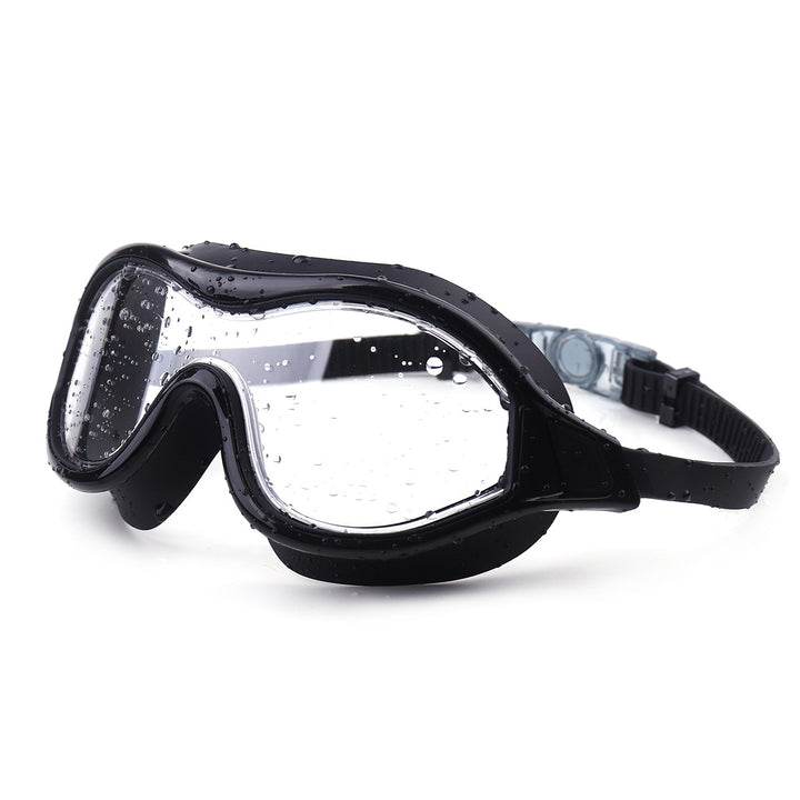 Powerful swim mask with wide lenses and anti-fog coating Bowlift