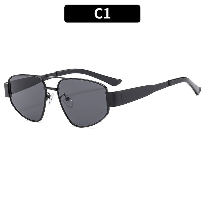 Modern Angular Shield Sunglasses