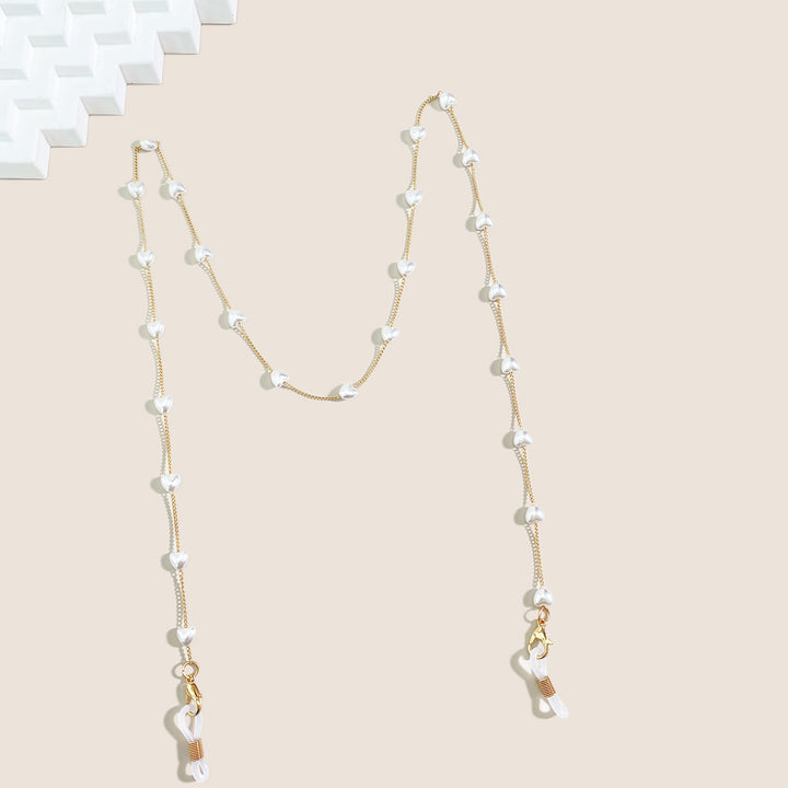 Elegant Pearl Chain Sunglasses Holder Bowlift