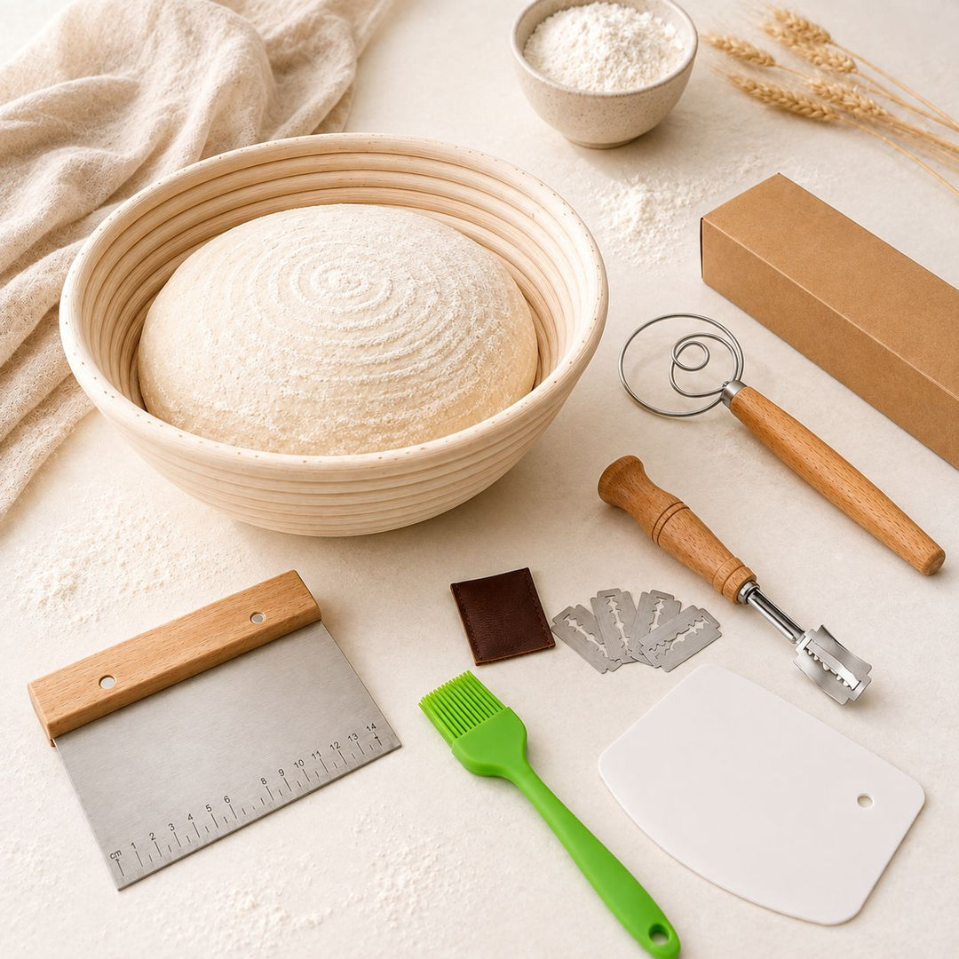 Artisan Bread Proofing Basket Set Bowlift