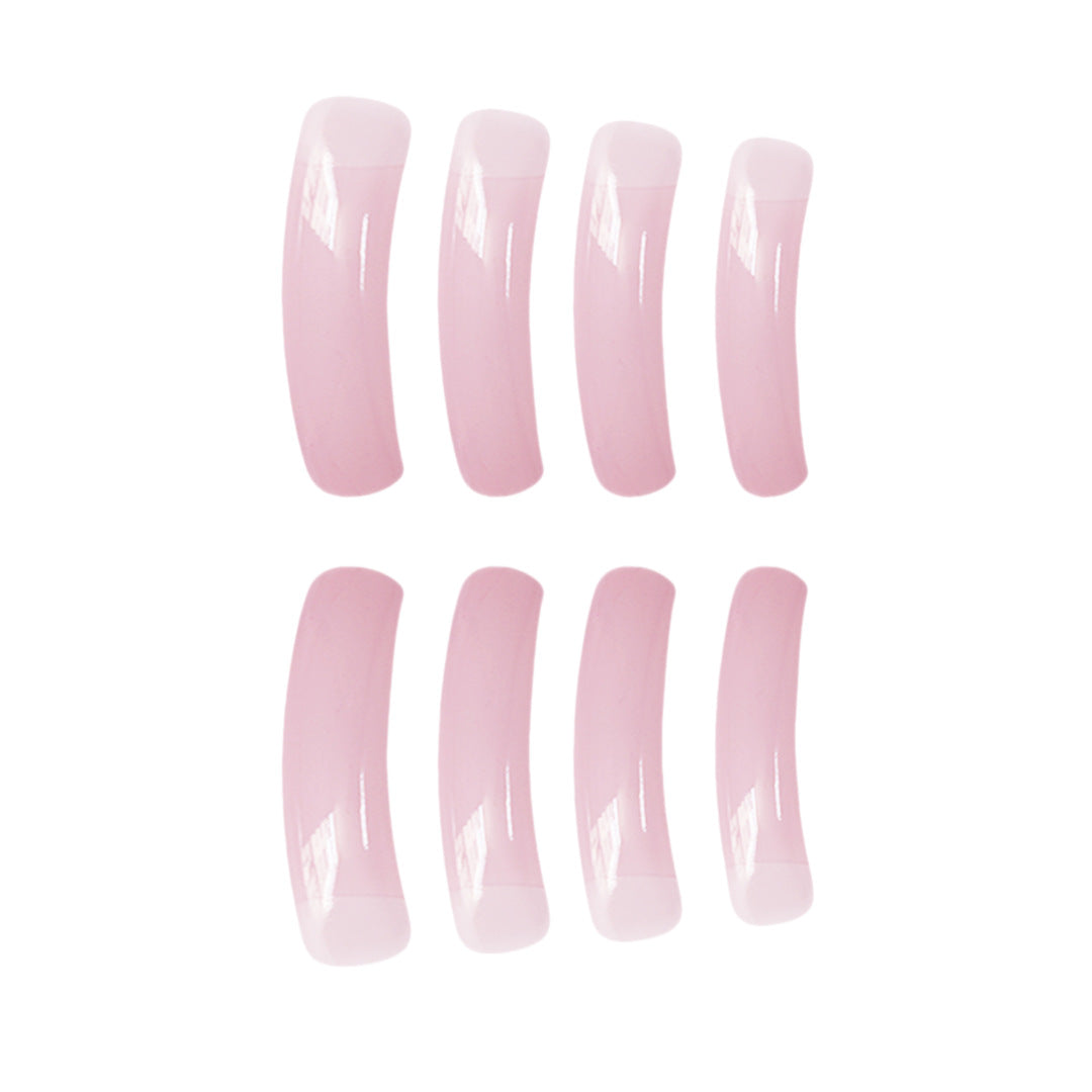 Elegant Square Tip Acrylic Press-On Nails Bowlift