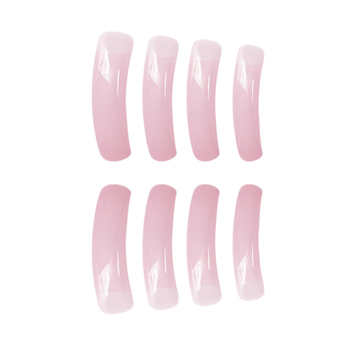 Elegant Square Tip Acrylic Press-On Nails Bowlift