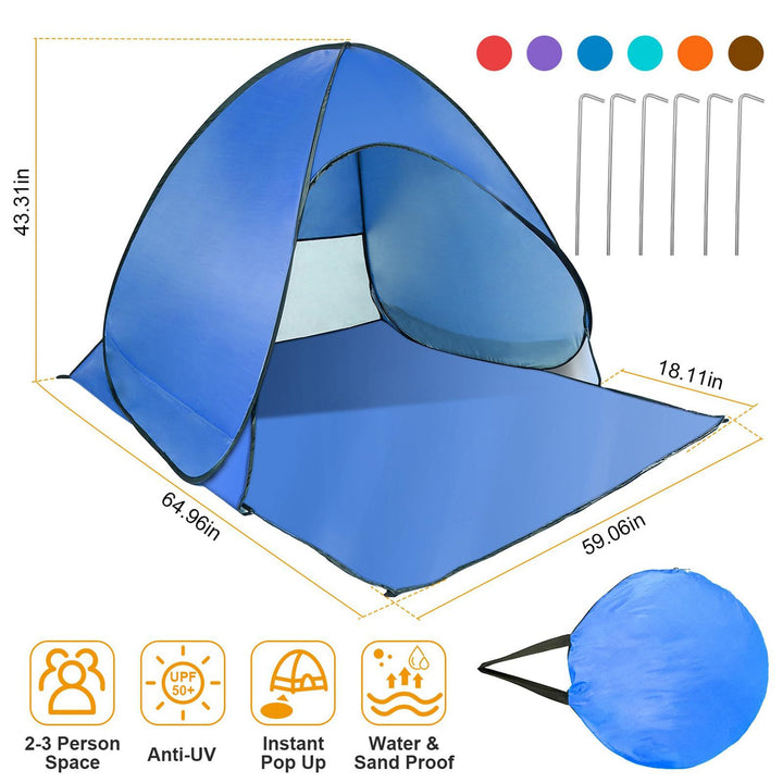 Women Pop-up Beach Tent Bowlift