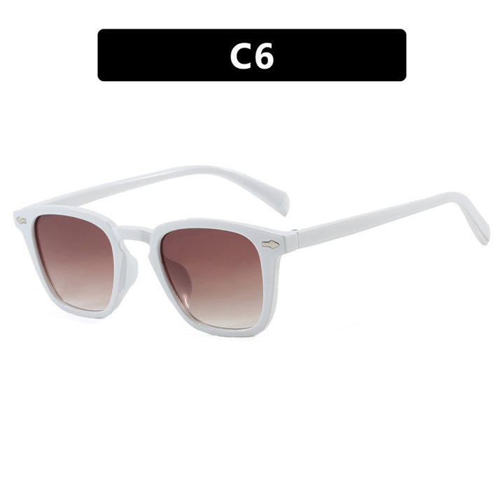 Women’s modern square sunglasses with mirrored UV protection Bowlift