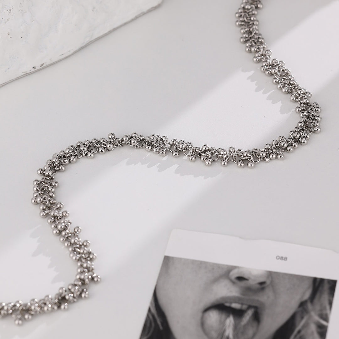 Sparkling chain belt with rhinestones Bowlift