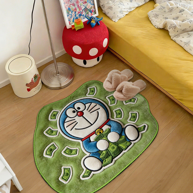 Children's Cartoon Character Plush Area Rug