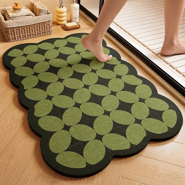 Pumpkin-Themed Embroidered Area Mat