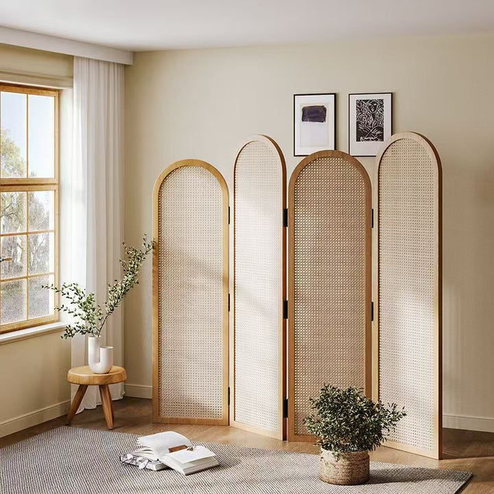 Elegant Rattan Room Divider Bowlift