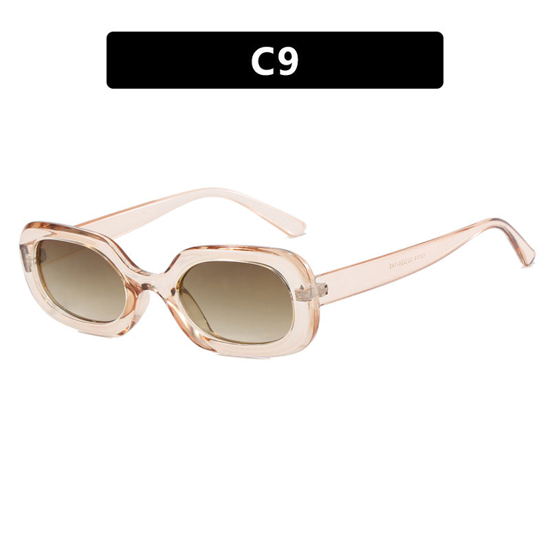 Women's oversized sunglasses with unusual pattern Bowlift