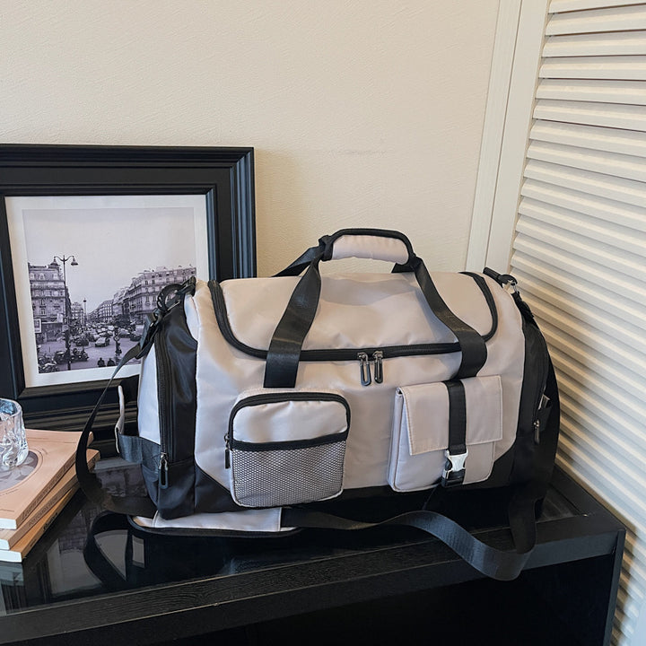 Sporty multifunctional travel bag with external pocket Bowlift