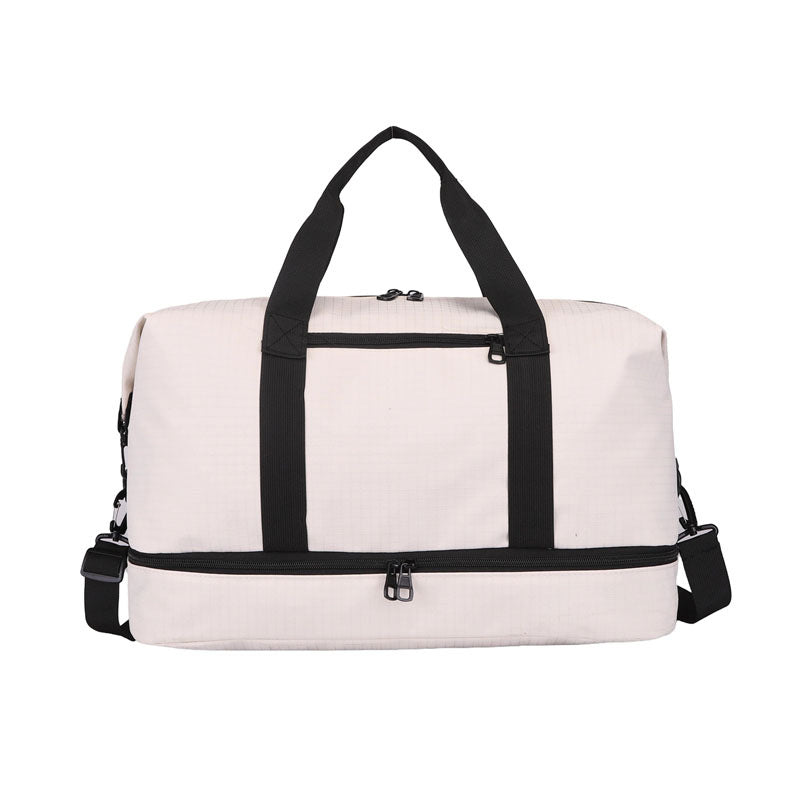 Sport Duffel Bag with Multiple Compartments and Sturdy Carry Handles Bowlift