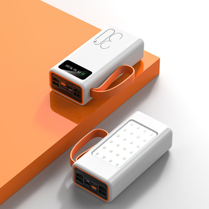 Solar Power Bank with Fast Charging Function and Integrated USB Ports Bowlift
