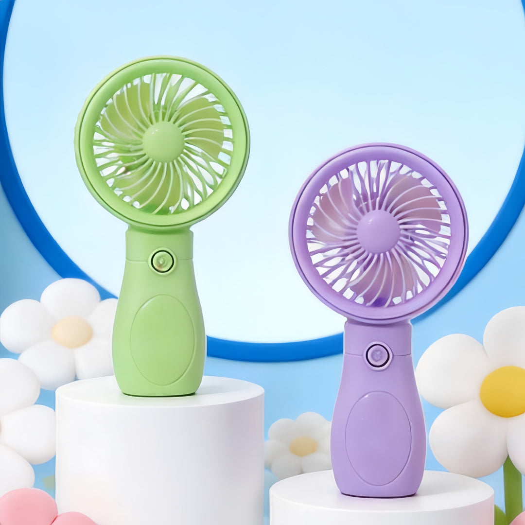 Women's portable handheld fan with USB connection Bowlift