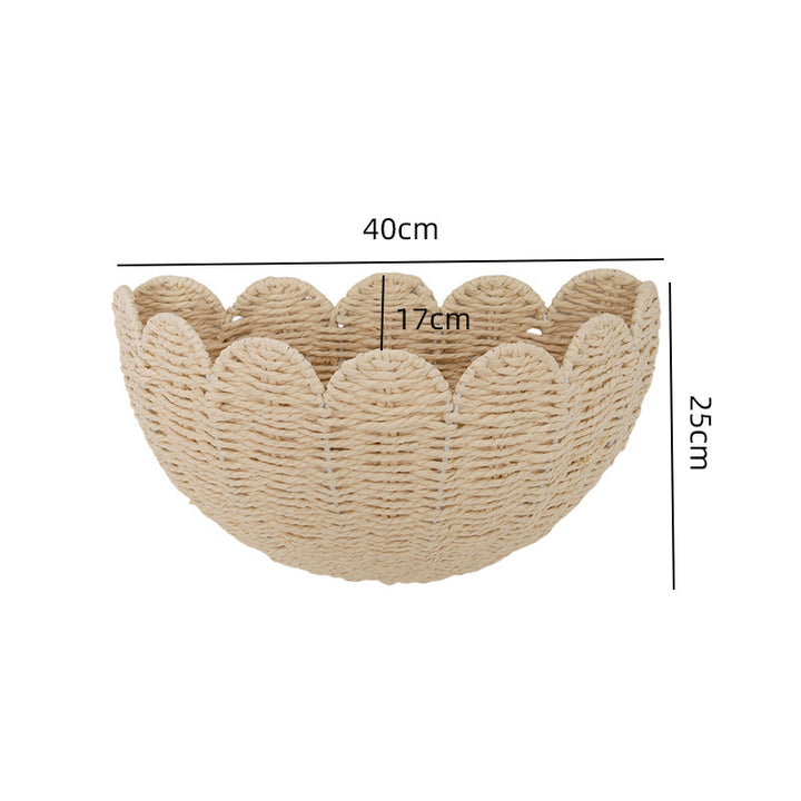 Stylish Woven Decorative Basket Bowlift