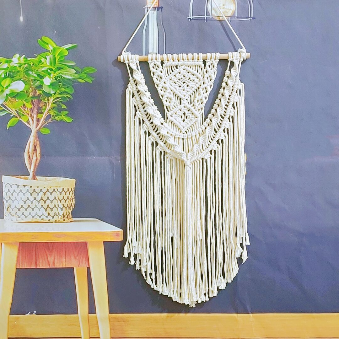 Macrame Wall Hanging Art Decor Bowlift