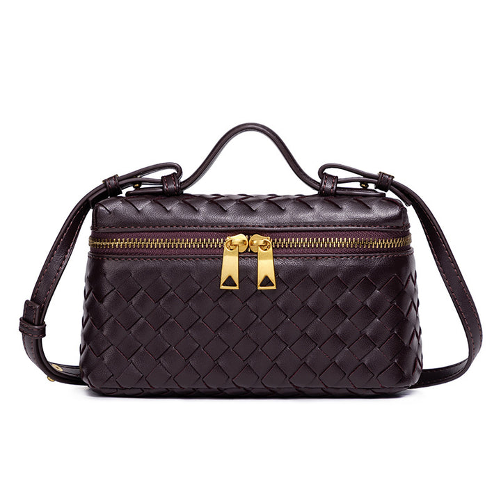 Luxury Woven Crossbody Handbag Bowlift