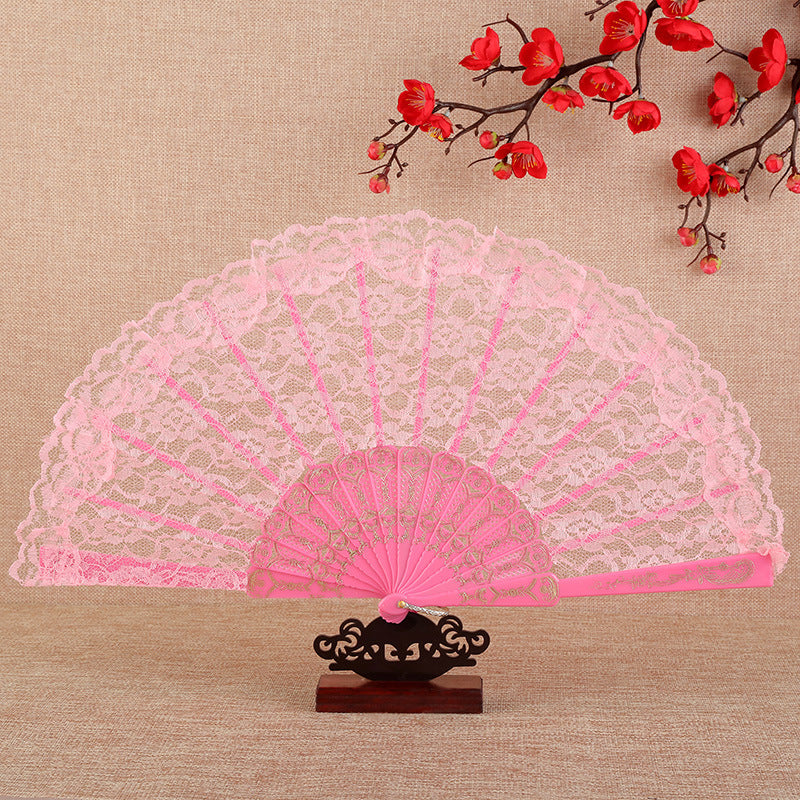 Ladies lace hand fan Bowlift